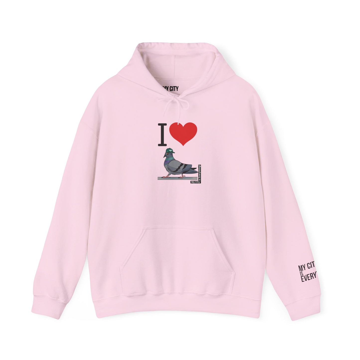 I ❤️ My City Jets Pigeon Hoodie – NYC Streetwear