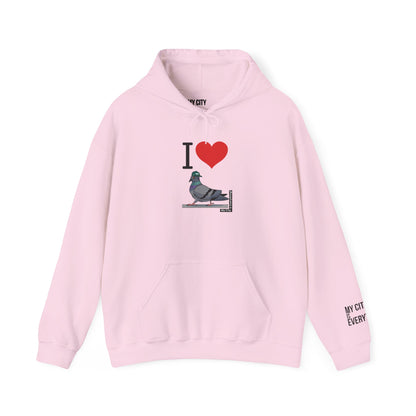 I ❤️ My City Jets Pigeon Hoodie – NYC Streetwear