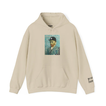 Van Gogh Yankees Hat Hoodie