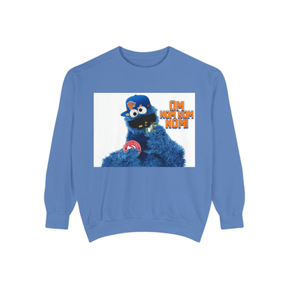 My City is Everything! NYC Cookie Monster Knicks Graphic Crewneck Sweatshirt