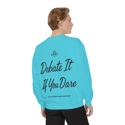 🥞/🧇Pancakes or Waffles? G.O.A.T. Talk Tees Debate Sweatshirt – Breakfast Battle Crewneck