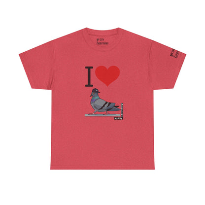 I ❤️ My City Pigeon Tee – Yankee Fitted Edition | My City Is Everything!