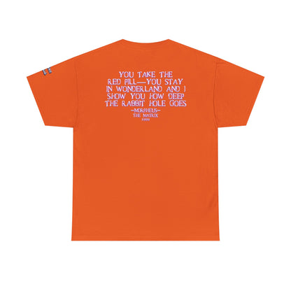 Oliver “The Matrix” Tee – Red Pill Bear Graphic Shirt
