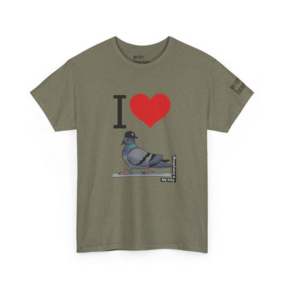 I ❤️ My City Pigeon Tee – Yankee Fitted Edition | My City Is Everything!
