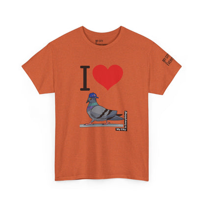 I ❤️ My City Knicks Pigeon Tee – NYC Street Icon Edition