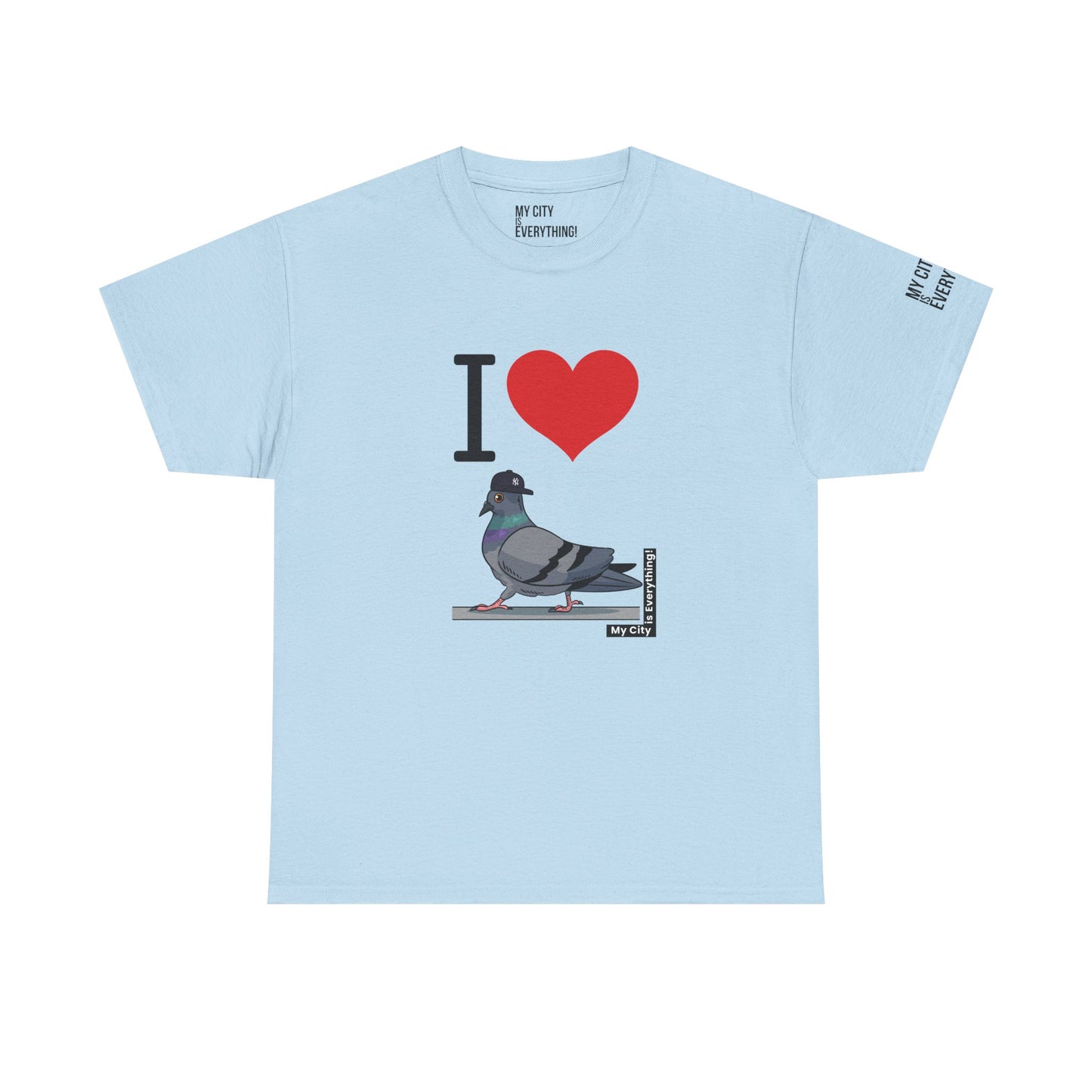 I ❤️ My City Pigeon Tee – Yankee Fitted Edition | My City Is Everything!
