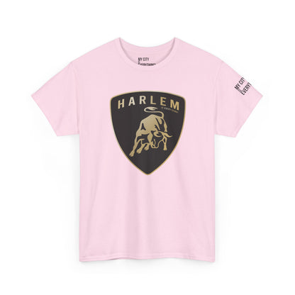 Harlem “Lambo Crest” Tee – Luxury Streetwear Inspired