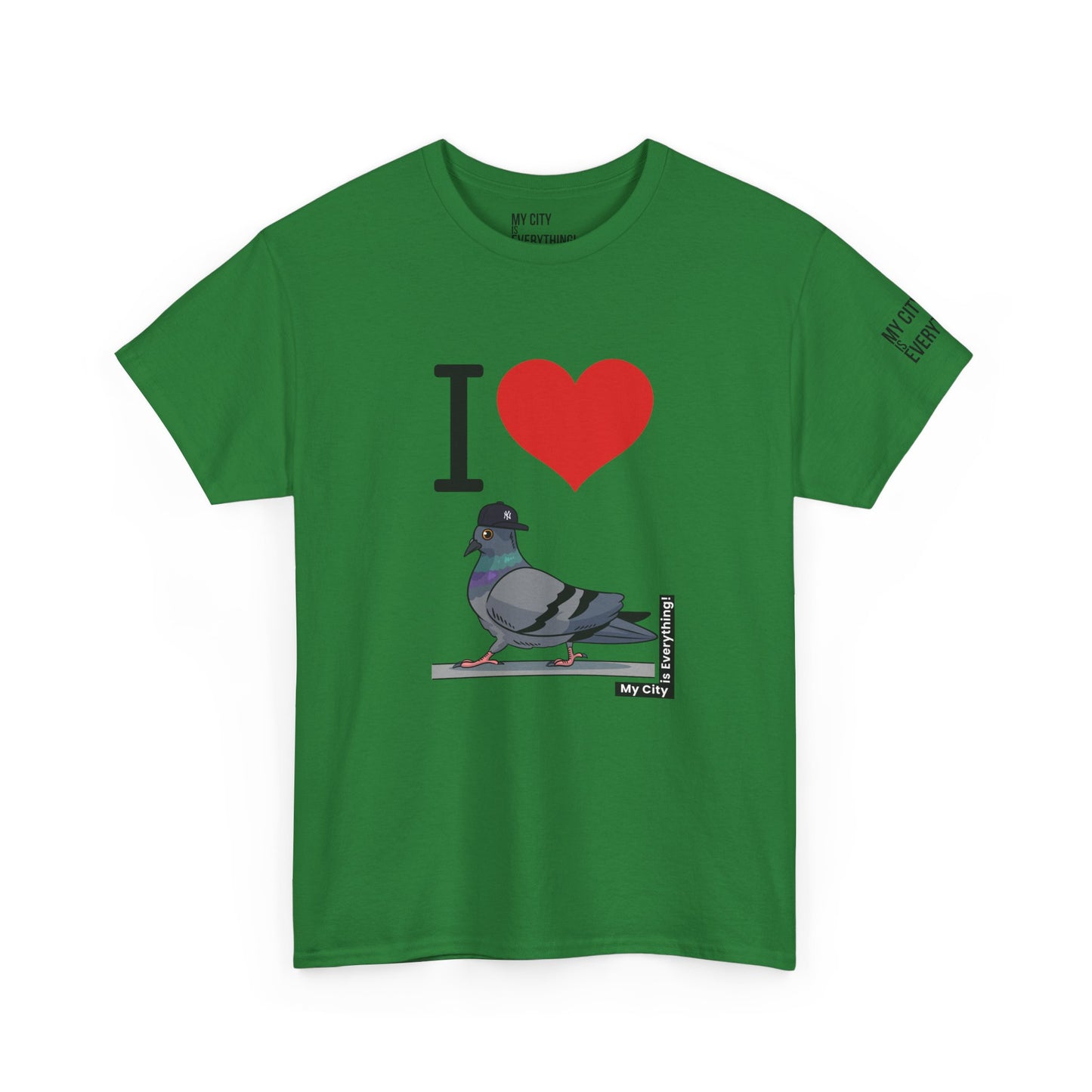 I ❤️ My City Pigeon Tee – Yankee Fitted Edition | My City Is Everything!