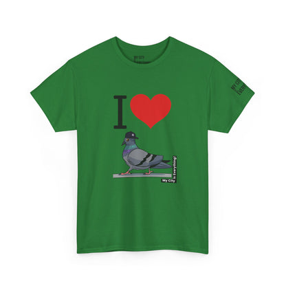 I ❤️ My City Pigeon Tee – Yankee Fitted Edition | My City Is Everything!