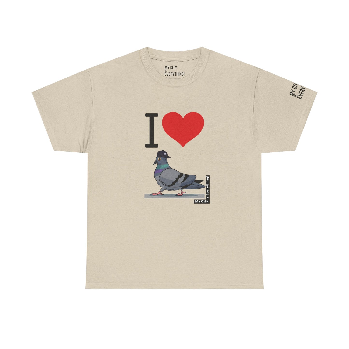 I ❤️ My City Pigeon Tee – Yankee Fitted Edition | My City Is Everything!