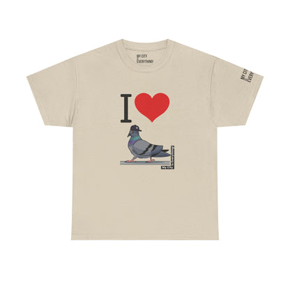 I ❤️ My City Pigeon Tee – Yankee Fitted Edition | My City Is Everything!