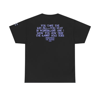 Oliver “The Matrix” Tee – Red Pill Bear Graphic Shirt