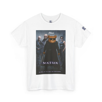 Oliver “The Matrix” Tee – Red Pill Bear Graphic Shirt