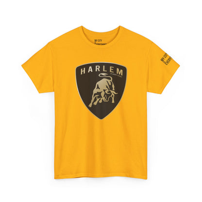 Harlem “Lambo Crest” Tee – Luxury Streetwear Inspired
