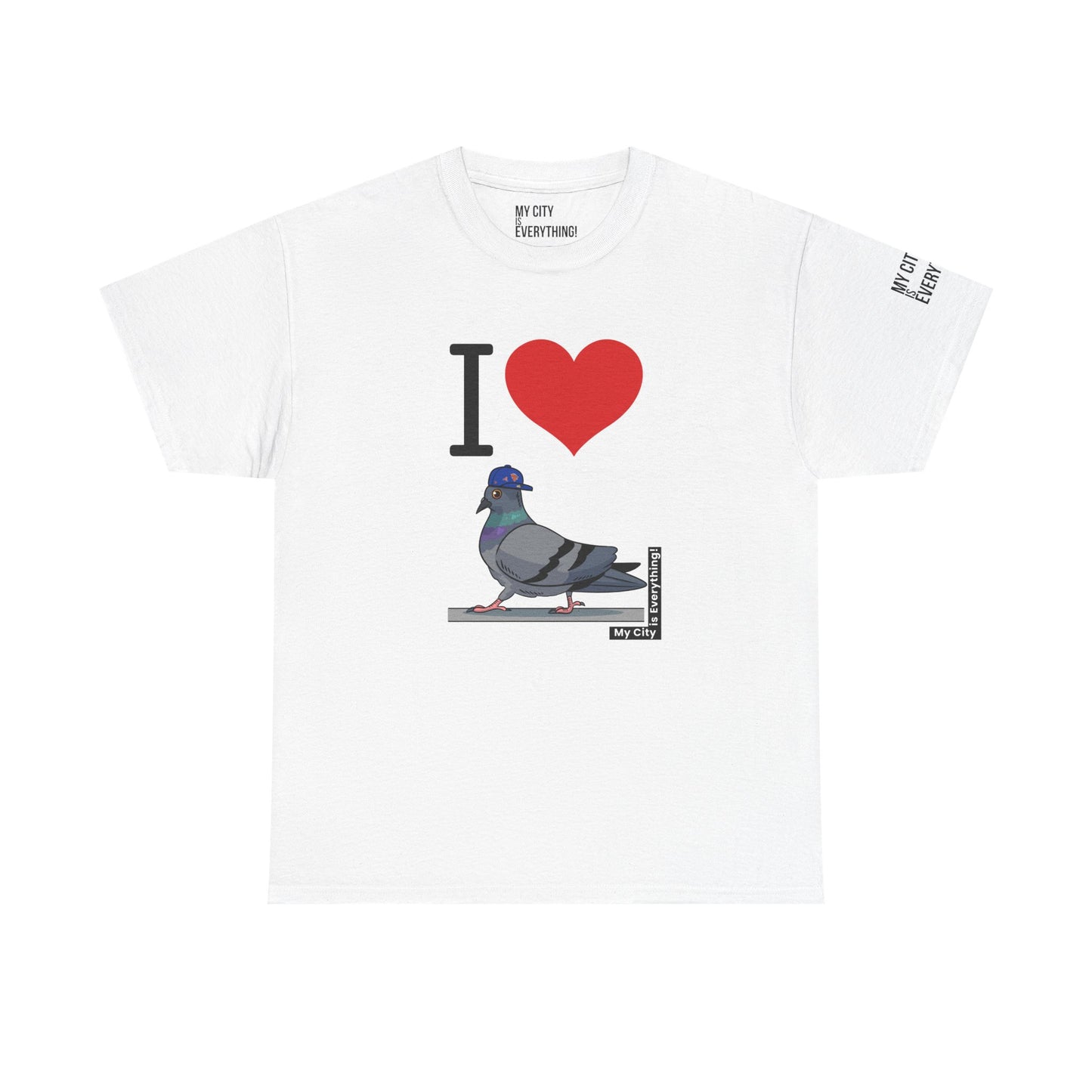 I ❤️ My City Knicks Pigeon Tee – NYC Street Icon Edition