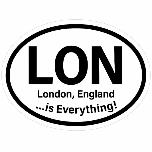 London Sticker Love Sticker