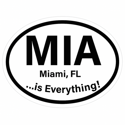 Miami Sticker Love Sticker
