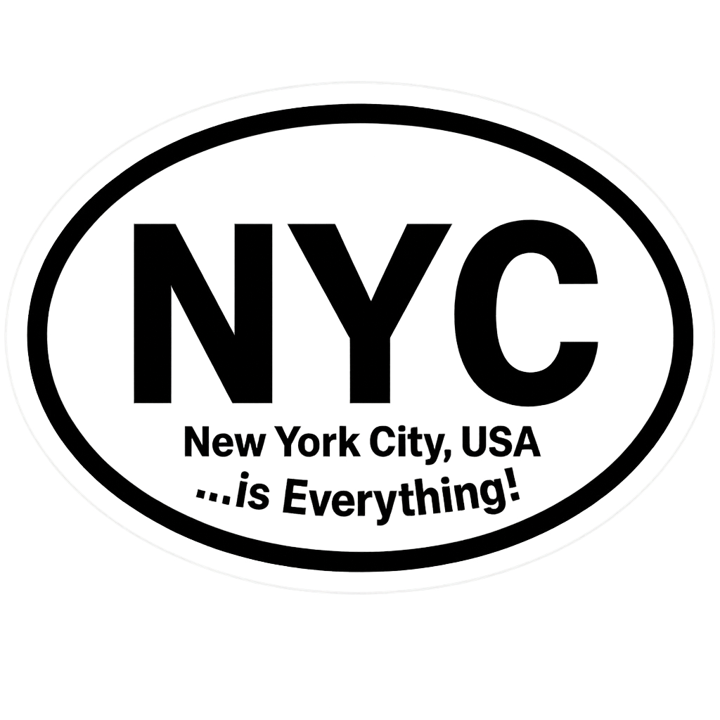 NYC Sticker Sticker